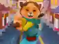 Jeu Surfeur Panda Rouge en ligne