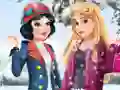 Jeu Mode d'hiver pour Aurore et Blanche-Neige en ligne