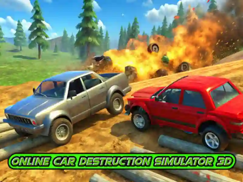 Jeu Simulator de destruction de voitures en ligne 3D en ligne