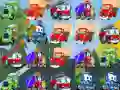 Jeu Camions de dessin animé Match 3 en ligne