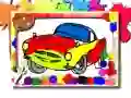Jeu Livre de coloriage voitures de course en ligne