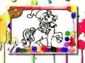 Jeu Livre de coloriage de chevaux en ligne