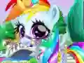 Jeu Soins des Poneys Arc-en-Ciel en ligne Jeu Soins des Poneys Arc-en-Ciel en ligne