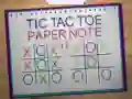 Jeu Tic Tac Toe Carnet 2 en ligne