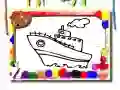 Jeu Retour à l'école : Temps de colorier les dessins animés en ligne