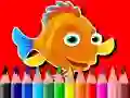 Jeu Retour à l'école : Livre de coloriage de poissons en ligne Jeu Retour à l'école : Livre de coloriage de poissons en ligne