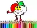 Jeu Retour à l'école : Coloration des fruits en ligne
