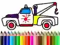 Jeu Retour à l'école : Coloration de camions en ligne Jeu Retour à l'école : Coloration de camions en ligne