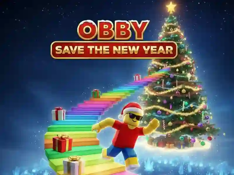 Jeu Obby sauve la nouvelle année en ligne