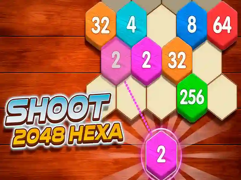 Jeu Tirez sur 2048 Hexa en ligne