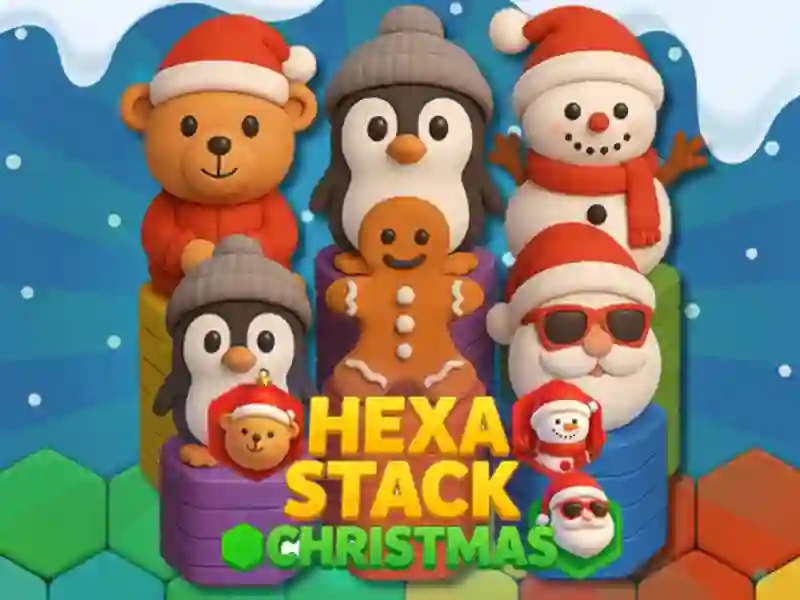 Jeu Hexa Stack Noël en ligne
