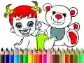 Jeu Retour à l'école : Coloriage de poupées en ligne