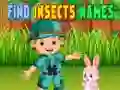Jeu Trouver les noms des insectes en ligne Jeu Trouver les noms des insectes en ligne
