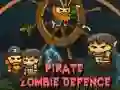 Jeu Défense contre les zombies pirates en ligne Jeu Défense contre les zombies pirates en ligne