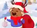 Jeu Puzzle du Cerf de Noël en ligne