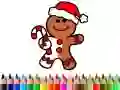 Jeu Retour à l'école : Colorier des biscuits de Noël en ligne