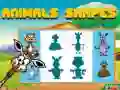 Jeu Formes d'Animaux en ligne Jeu Formes d'Animaux en ligne