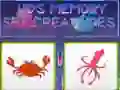 Jeu Mémoire des enfants créatures marines en ligne