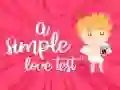 Jeu Un test d'amour simple en ligne Jeu Un test d'amour simple en ligne
