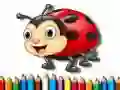 Jeu Livre de coloriage Coccinelle en ligne Jeu Livre de coloriage Coccinelle en ligne