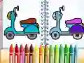 Jeu Livre de coloriage vélo mignon en ligne Jeu Livre de coloriage vélo mignon en ligne