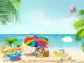 Jeu Glissade de plage d'été en ligne Jeu Glissade de plage d'été en ligne