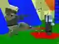 Jeu Tirs de zombies dans un monde en blocs en ligne