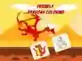 Jeu Coloriage des dragons amicaux en ligne
