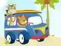 Jeu Différences entre les animaux mignons et les voitures en ligne Jeu Différences entre les animaux mignons et les voitures en ligne