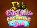 Jeu Livre de coloriage de véhicules mignons en ligne Jeu Livre de coloriage de véhicules mignons en ligne