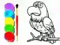 Jeu Livre de Coloriage Aigle en ligne Jeu Livre de Coloriage Aigle en ligne