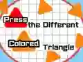 Jeu Appuyez sur le triangle de couleur différente en ligne Jeu Appuyez sur le triangle de couleur différente en ligne