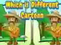 Jeu Lequel est le dessin animé différent en ligne