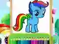 Jeu Coloriage Poney Merveilleux en ligne Jeu Coloriage Poney Merveilleux en ligne