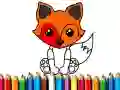 Jeu Livre de coloriage Renard en ligne Jeu Livre de coloriage Renard en ligne