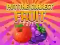 Jeu Mettez le bon fruit en ligne