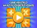 Jeu Questions de mathématiques illimitées en ligne Jeu Questions de mathématiques illimitées en ligne