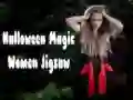 Jeu Puzzle des Femmes Magiques d'Halloween en ligne Jeu Puzzle des Femmes Magiques d'Halloween en ligne
