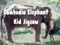 Jeu Puzzle Enfant Éléphant Cambodge en ligne