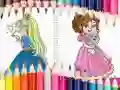 Jeu Livre de Coloriage de la Belle Princesse en ligne Jeu Livre de Coloriage de la Belle Princesse en ligne