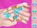 Jeu Nail Art DIY sur le thème de la princess Elsa en ligne Jeu Nail Art DIY sur le thème de la princess Elsa en ligne