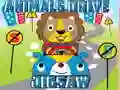Jeu Les Animaux au Volant Puzzle en ligne Jeu Les Animaux au Volant Puzzle en ligne