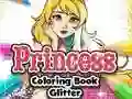 Jeu Livre de Coloriage Princesse Paillettes en ligne