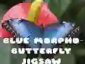 Jeu Puzzle de Papillon Morpho Bleu en ligne Jeu Puzzle de Papillon Morpho Bleu en ligne
