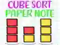 Jeu Cube Tri Note Papier en ligne