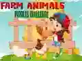 Jeu Défi de Puzzles d'Animaux de Ferme en ligne Jeu Défi de Puzzles d'Animaux de Ferme en ligne