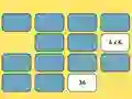 Jeu Mémoire Mathématique en ligne