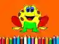 Jeu Retour à l'école : Livre de coloriage de grenouille en ligne Jeu Retour à l'école : Livre de coloriage de grenouille en ligne