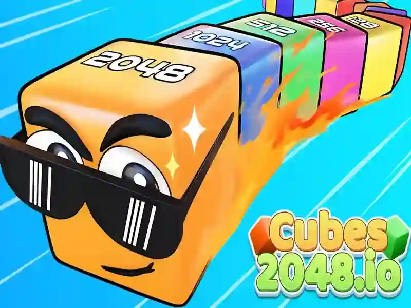 Jeu Cubes 2048. Io en ligne