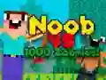 Jeu Noob contre 1000 zombies en ligne